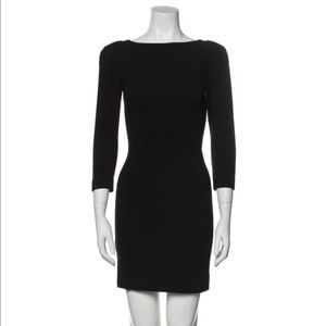 Diane von Furstenberg bateau neckline mini dress